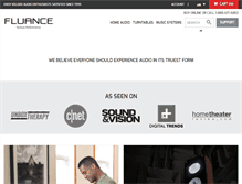 Tablet Screenshot of fluance.com
